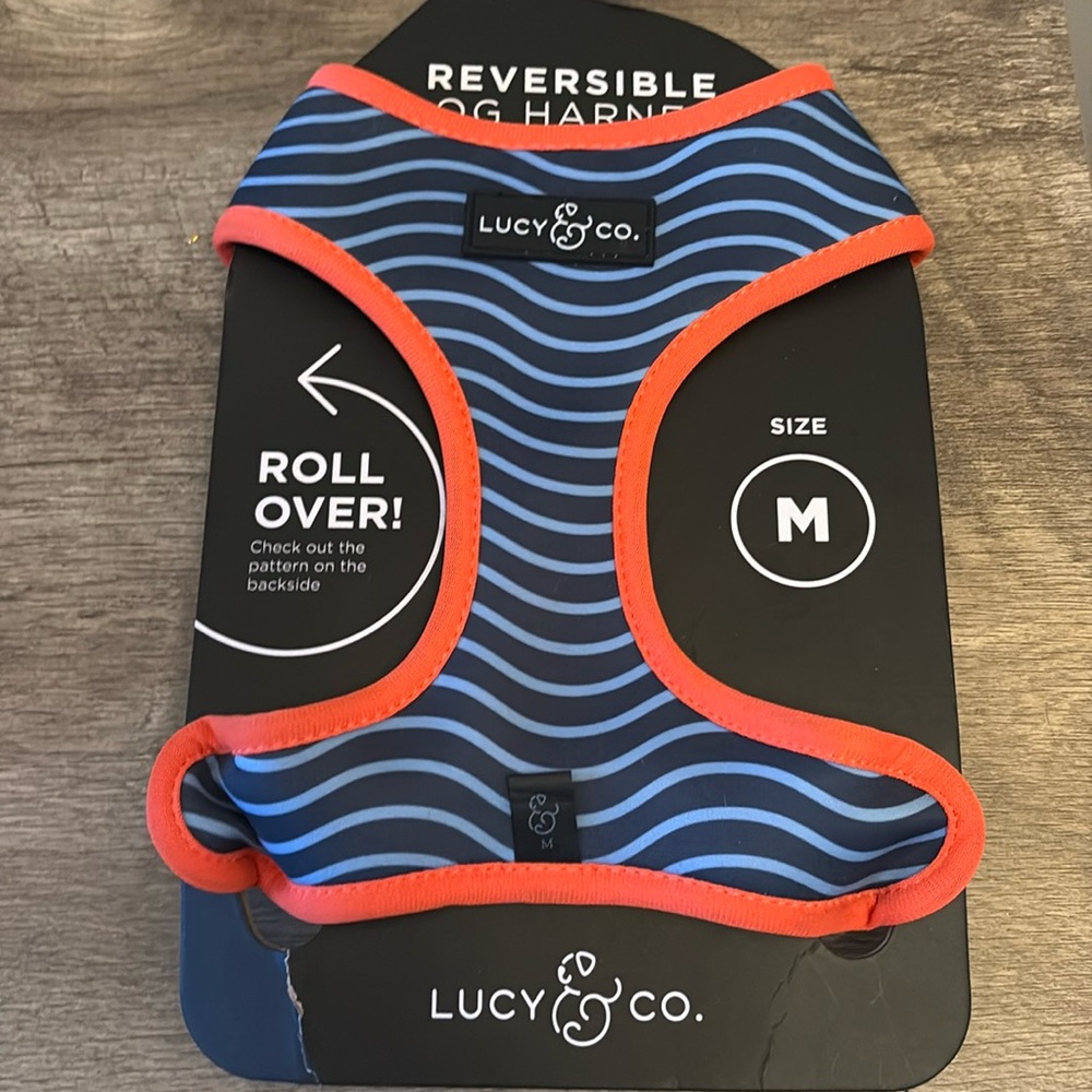 Reversible Dog Harness Lucky Co Medium
